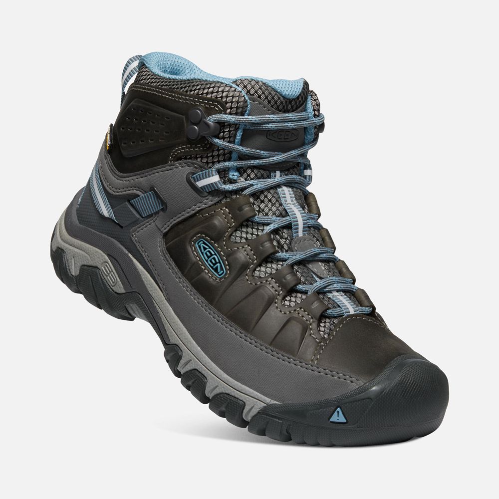 Botas de Seguridad Keen Mexico Negros Marrom - Mujer Targhee Iii Waterproof Mid - UF1652780